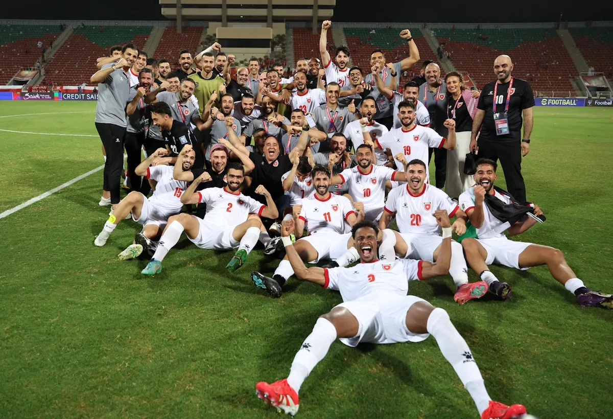 Jordan national team qualified for the FIFA World Cup finals for the first time in 40 years