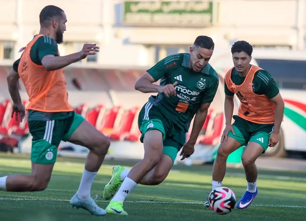 Algeria train under head coach Vladimir Petković