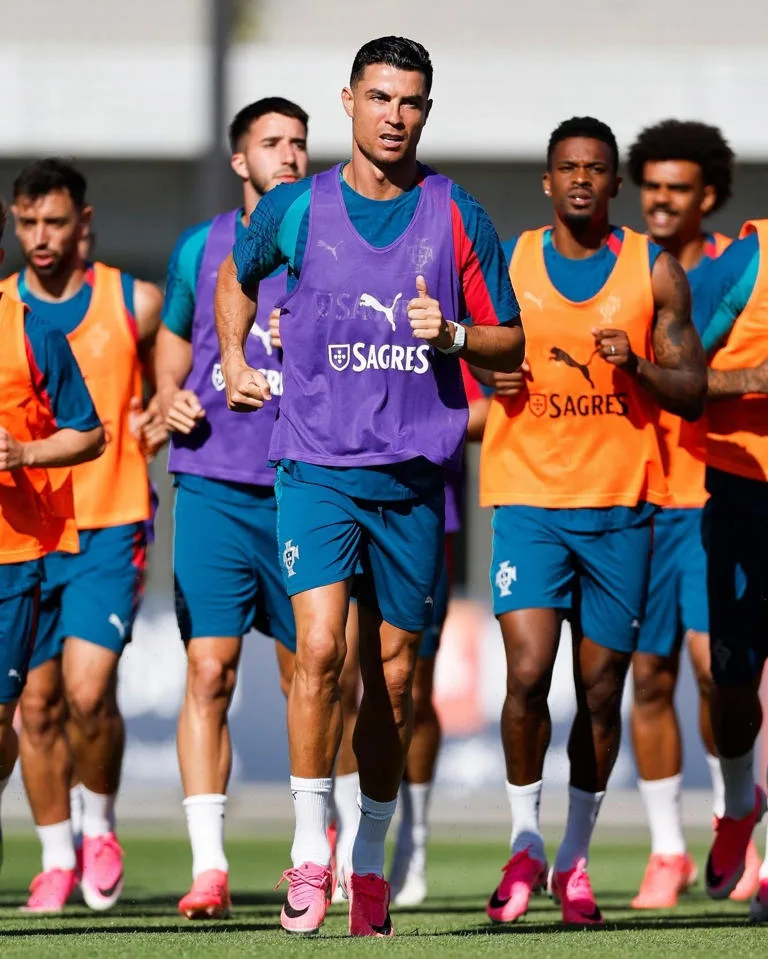 Cristiano Ronaldo shares training snaps ahead of the World Cup